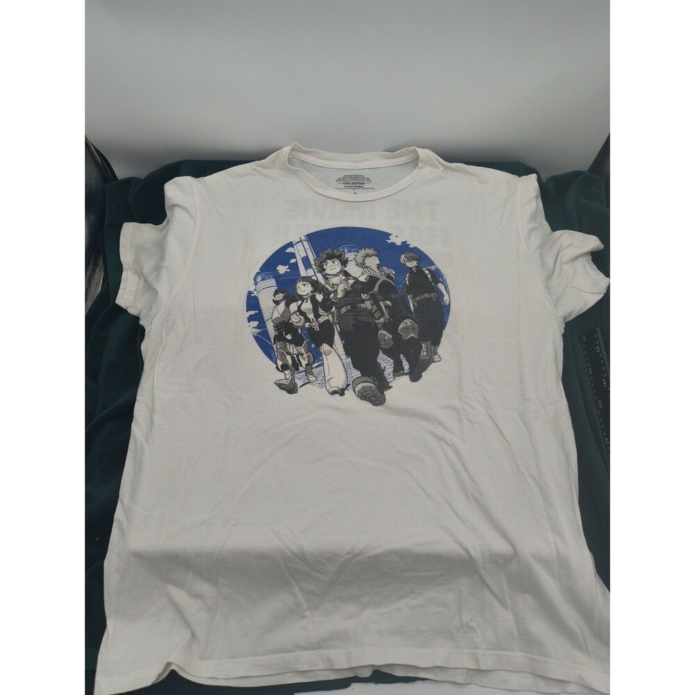 2020 My Hero Academia Two Heroes Official Funimation Graphic T-Shirt Extra Large